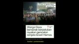 Alhamdulillah warga Gaza bersorak berpelukan rayakan gencatan senjata Israel-Hamas