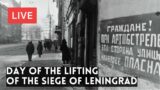 Day of the Lifting of the SIEGE OF LENINGRAD. Fireworks! LIVE from Leningrad (St Petersburg)