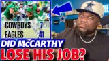 Eagles bring Dallas Cowboys back to REALITY! 41-7 beat down! Did Mike McCarthy just lose his Job?