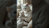 Evil Nanny Kidnaps Kitten, Brave Cat Mom to the Rescue! #animation #viralshort #aicontent #kidnap