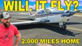 FLYING A FORGOTTEN 66 YEAR OLD AIRPLANE 2000 MILES HOME