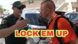 FREE SPEECH PREACHING FREE SPEECH GETS LOCKED UP. #police #tyrant #lawsuit #fortmyersbeach