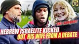 HEBREW ISRAELITE KICKED HIS WOMAN FROM A DEBATE & GOT IN CHARGE| HASHIM SPEAKERS CORNER