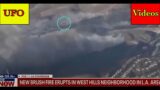 Large UAP Seen Zooming Over LA Fire During Live Fox News Broadcast