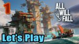 Let's Play – All Will Fall – Water Colony – Survival City Builder – Full Gameplay (Steam Fest Next)