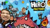 Membuat Robot Penghancur Monster – Hero factory #1 Level 1 – 11 #herofactory