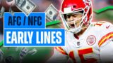 NFL Playoffs Conference Championships Early Picks | Line Movement Predictions (2025)