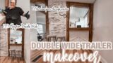 REMODELING OUR 1991 CLAYTON DOUBLE WIDE TRAILER | building a kitchen island | mobile home makeover