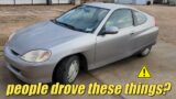 S4 E43. 2000 Honda Insight.  What was Honda thinking when they made these cars?   nine month review