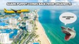 SB Movie: Shark Puppet comes back from Orlando FL!