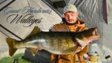 The Ultimate Day of Ice Fishing Walleyes (Big Fish after Big Fish)