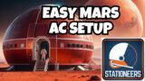 The simple air conditioner set up for Mars | Stationeer E6